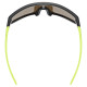 Glasses Uvex skyrise jr. black-yellow matt / mirror yellow
