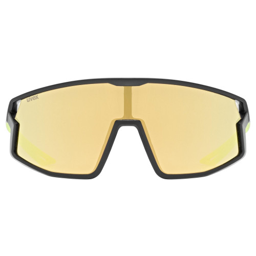 Glasses Uvex skyrise jr. black-yellow matt / mirror yellow
