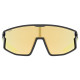 Glasses Uvex skyrise jr. black-yellow matt / mirror yellow