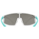 Glasses Uvex skyrise jr. white-green matt / mirror silver