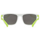 Glasses Uvex rookie white-lime mat / mirror green
