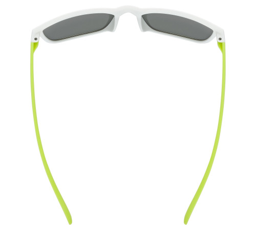 Glasses Uvex rookie white-lime mat / mirror green
