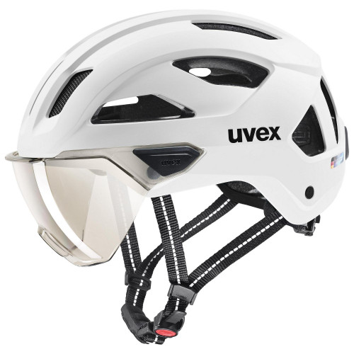 Ķivere Uvex stride visor white matt-59-61CM