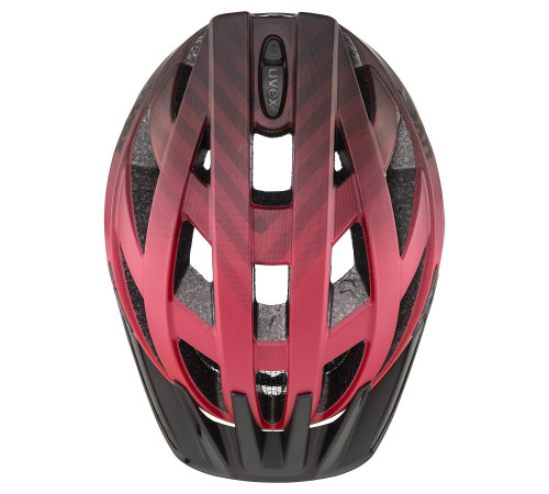 Helmet Uvex i-vo cc red-black matt-52-57CM