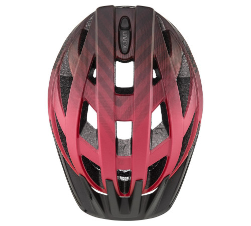 Helmet Uvex i-vo cc red-black matt-56-60CM