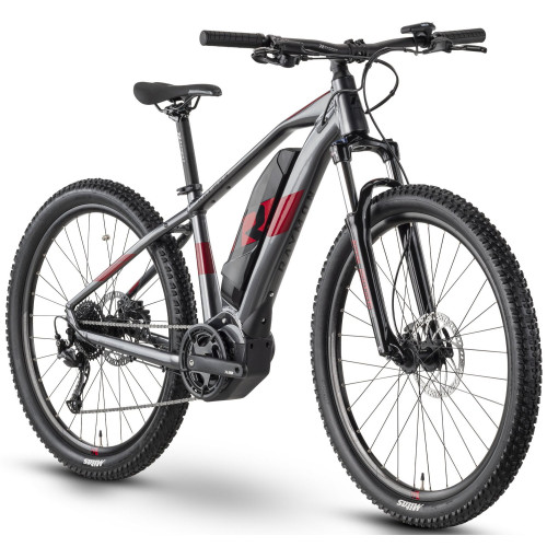 E-bike Raymon HardRay E 3.0 27.5" anthracite-red-40 cm / S