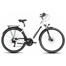 Elektriskais velosipēds ProEco Wave AN 1.0 R 504Wh white-black-19" / L