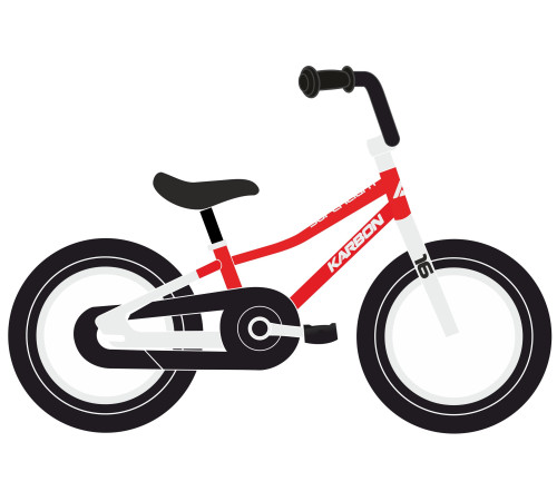 Bicycle Karbon Superlight Automatic 16 red