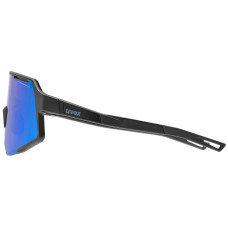 Brilles Uvex sequenze black matt / mirror blue