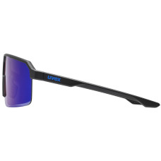 Brilles Uvex ramp black matt / mirror blue