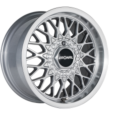 16" 5x120 Ronal LSX SILVER-FRONT CUT ET35 7.0J