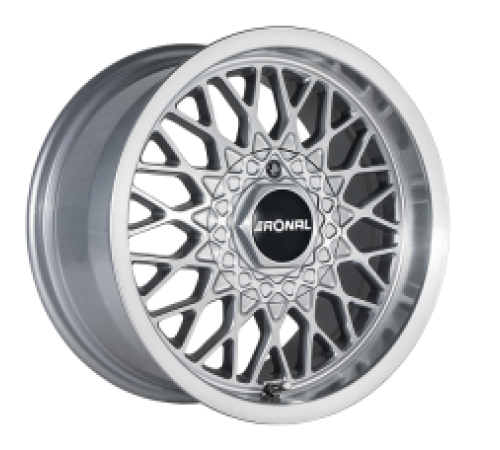 16" 5x108 Ronal LSX SILVER-FRONT CUT ET45 7.0J
