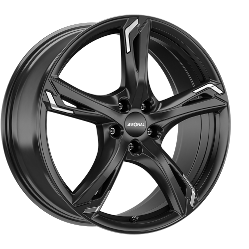 20" 5x112 Ronal R62 Chrome JET BLACK ET40 8.5J
