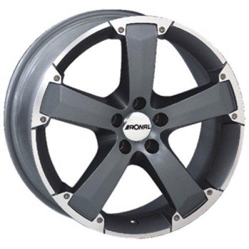 17" 5x120 Ronal R47 TITANIUM-RIM LIP CUT ET45 8.0J