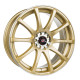 18" 5x114.3 Barzetta GTR Gold ET40 7.5J