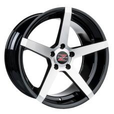 19" 5x112 Barzetta Colonnello Black Polished ET30 8.5J