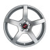 18" 5x108 Barzetta Inverno Silver ET42 7.5J