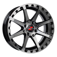 16" 4x137 Barzetta ATV Black Polished ET10 7J