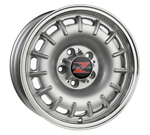 15" 5x112 Barzetta Baroque Silver Polished Lip ET23 7J