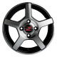 14" 4x100 Barzetta Carrello Black Polished ET30 5.5J