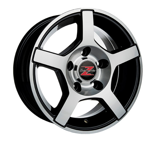 13" 5x112 Barzetta Carrello Black Polished ET30 6J
