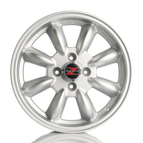 15" 4x100 Barzetta Classic Rally Silver ET18 5.5J