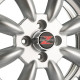15" 4x100 Barzetta Classic Rally Silver ET18 5.5J