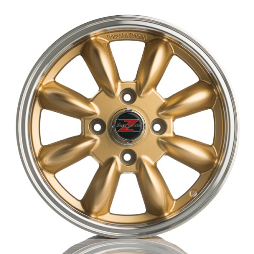15" 4x114.3 Barzetta Classic Rally Gold ET20 5.5J