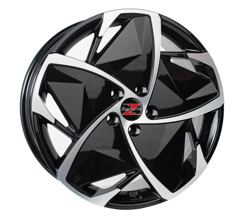 19" 5x114.3 Barzetta Elettrico Black Polished Electric Car ET35 8.0J