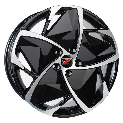 19" 5x114.3 Barzetta Elettrico Black Polished Electric Car ET35 8.0J