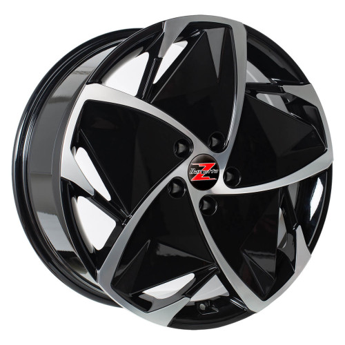 19" 5x114.3 Barzetta Elettrico Black Polished Electric Car ET35 8.0J