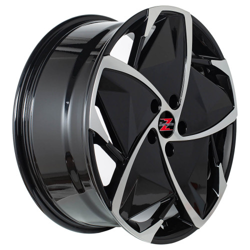 19" 5x114.3 Barzetta Elettrico Black Polished Electric Car ET35 8.0J