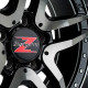 18" 5x112 Barzetta GT Black Polished Chrome Rivets ET45 8J
