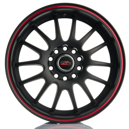 17" 4x114.3 Barzetta Player Black ET40 7.5J