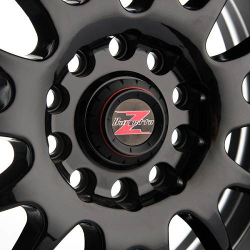 16" 4x114.3 Barzetta Player Black LipPolish ET38 7J