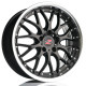 17" 5x100 Barzetta Tendenza Black ET35 7.5J