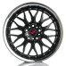 17" 5x108 Barzetta Tendenza Black ET42 7.5J