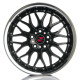 17" 5x100 Barzetta Tendenza Black ET35 7.5J