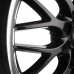 17" 5x108 Barzetta Tendenza Black ET42 7.5J