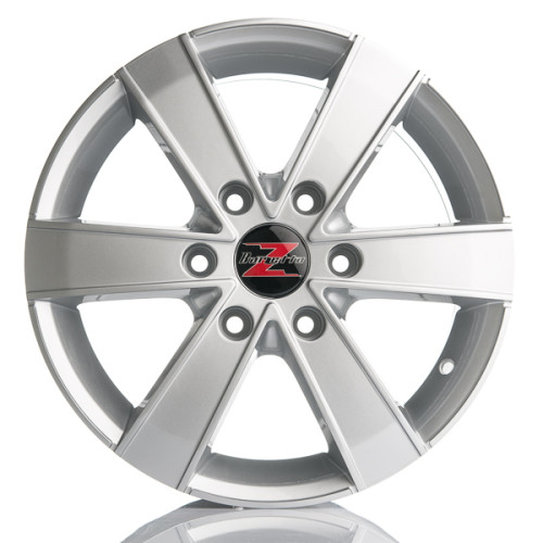 16" 6x130 Barzetta Toro Silver for vans ET60 7J