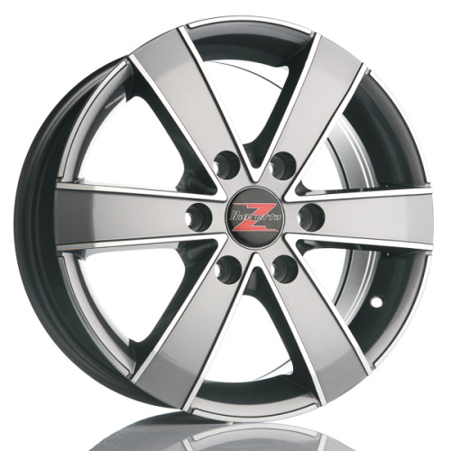 16" 6x130 Barzetta Toro TitaniumPolish for vans ET60 7J