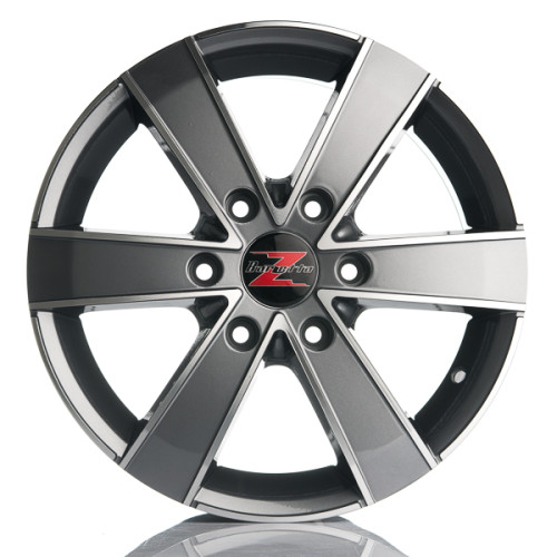 16" 6x130 Barzetta Toro TitaniumPolish for vans ET60 7J