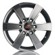 16" 6x130 Barzetta Toro TitaniumPolish for vans ET60 7J