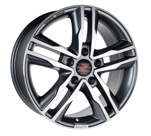 17" 5x120 Barzetta Cavallo Titanium Polished for vans ET40 7.5J