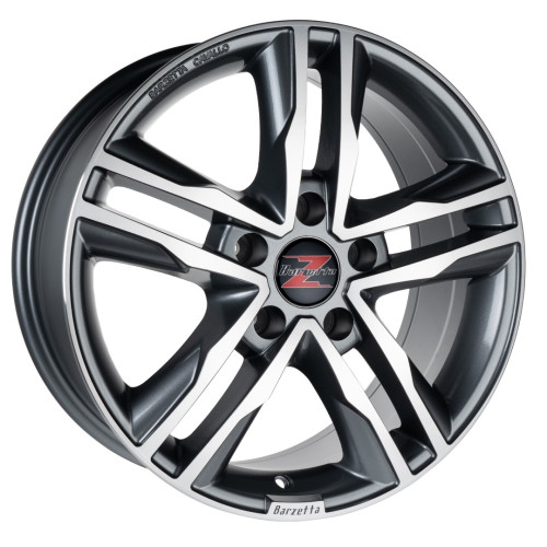 17" 5x120 Barzetta Cavallo Titanium Polished for vans ET40 7.5J