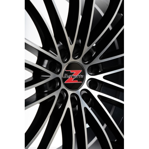 17" 4x114.3 Barzetta Magnifico Black Polished ET35 7.5J