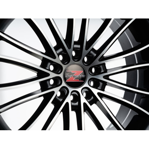 17" 4x114.3 Barzetta Magnifico Black Polished ET35 7.5J