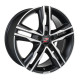 18" 5x114.3 Barzetta Cavallo BlackPolish for vans ET40 8J