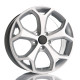 17" 5x108 Barzetta Kinect Silver ET50 7.5J