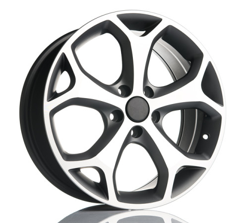 17" 5x108 Barzetta Kinect TitaniumPolish ET45 7.5J